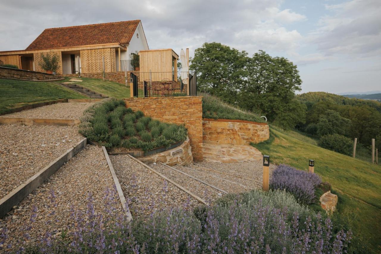 Am Wildbachberg - Luxus Ferienhaeuser Mit Infinitypool, Privatsauna Und Weinkeller Deutschlandsberg Extérieur photo